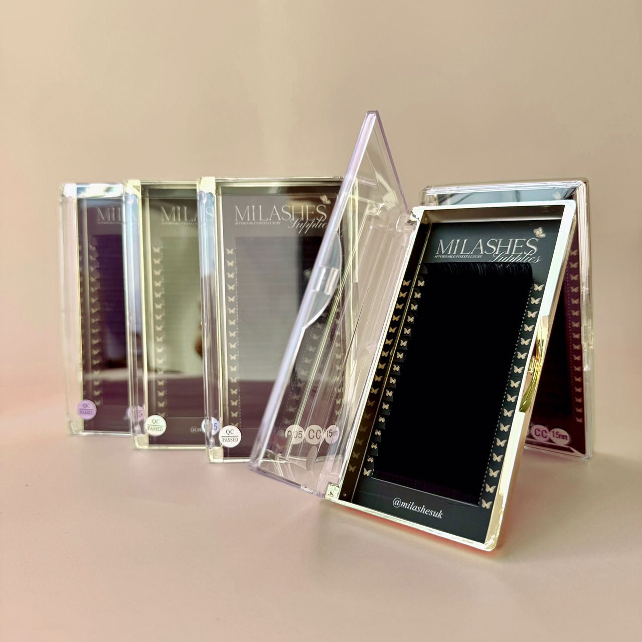 0.05 Cashmere Russian Single Length Lash Trays