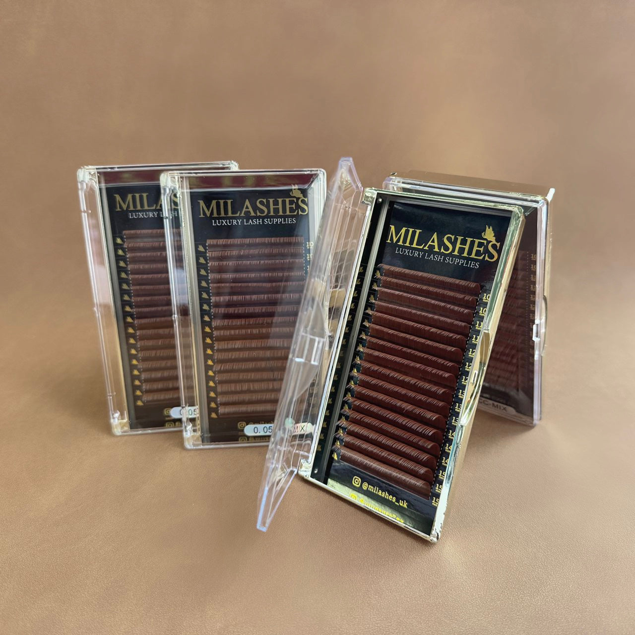 ‘Caramel’ 0.05 Cashmere Russian Mixed Lash Trays