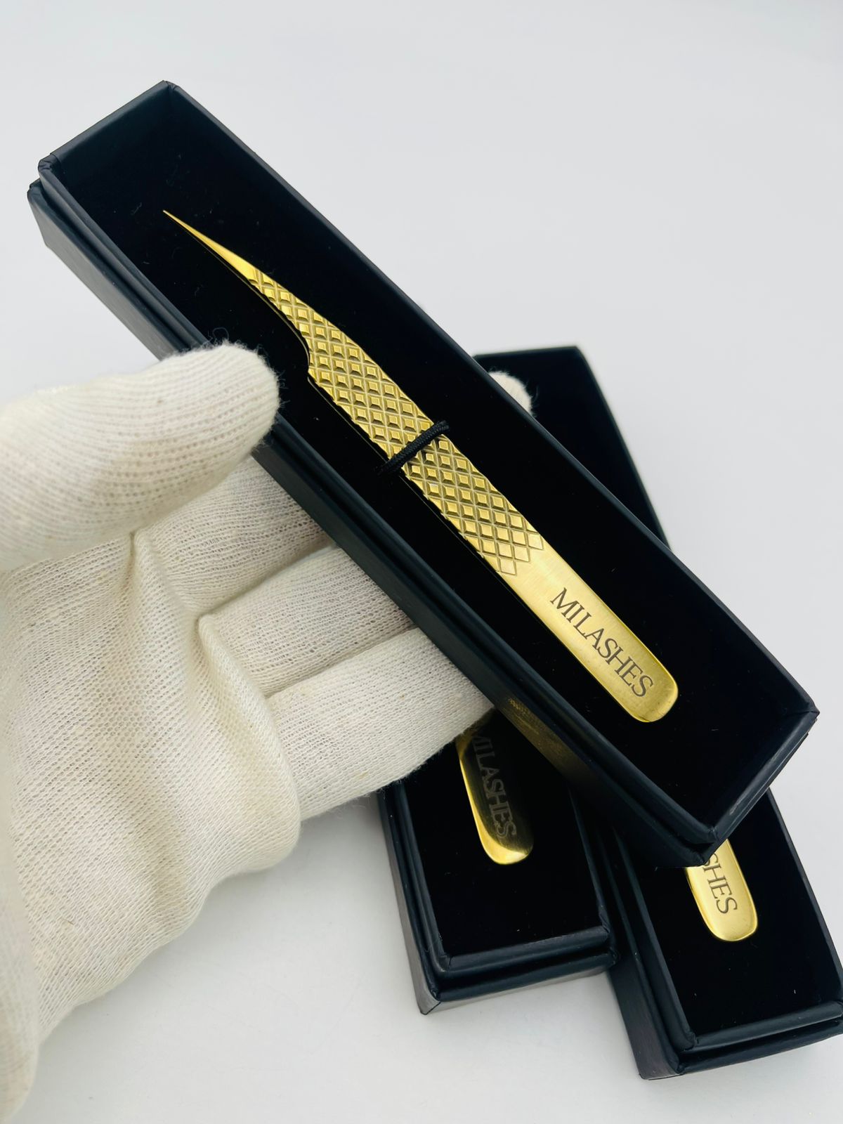 GOLD Straight Isolation Tweezer